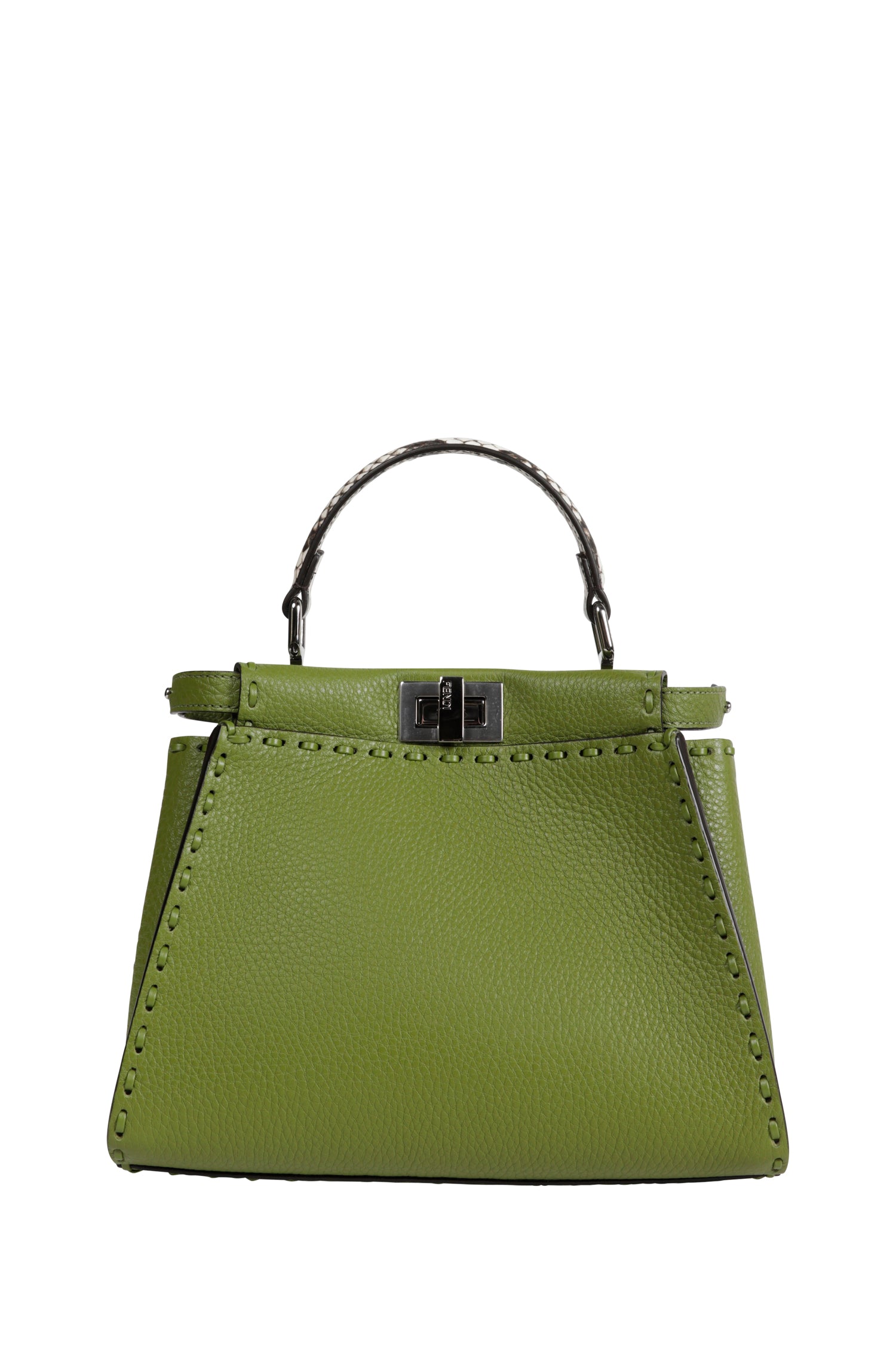 Mini Peekaboo Leather Top Handle Bag