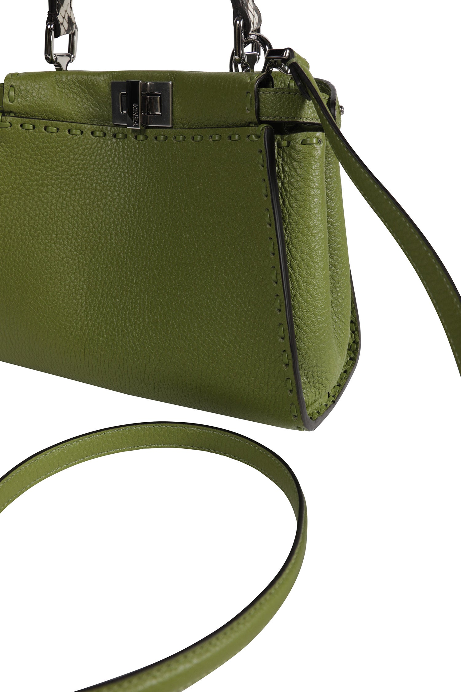 Mini Peekaboo Leather Top Handle Bag