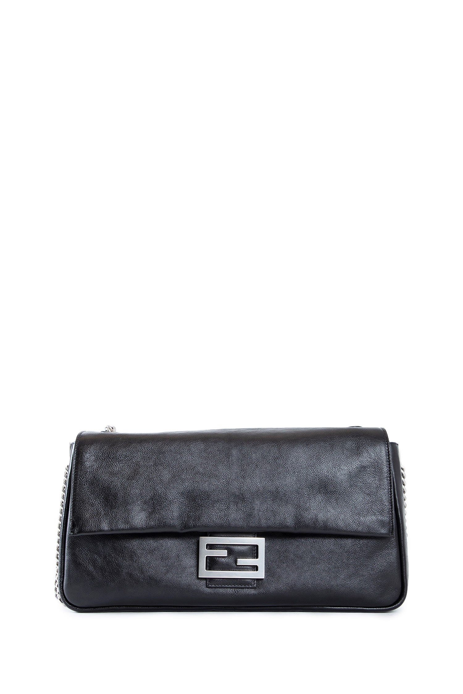 FENDI WOMAN BLACK SHOULDER BAGS