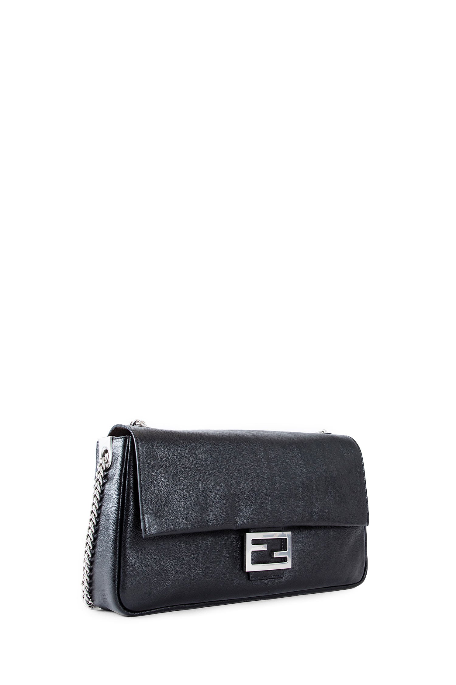 FENDI WOMAN BLACK SHOULDER BAGS