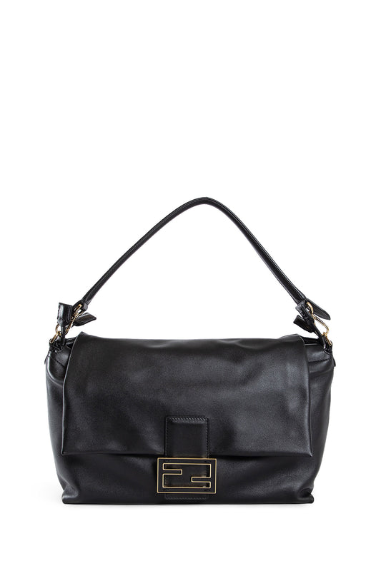 FENDI WOMAN BLACK SHOULDER BAGS