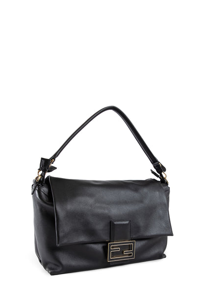 FENDI WOMAN BLACK SHOULDER BAGS