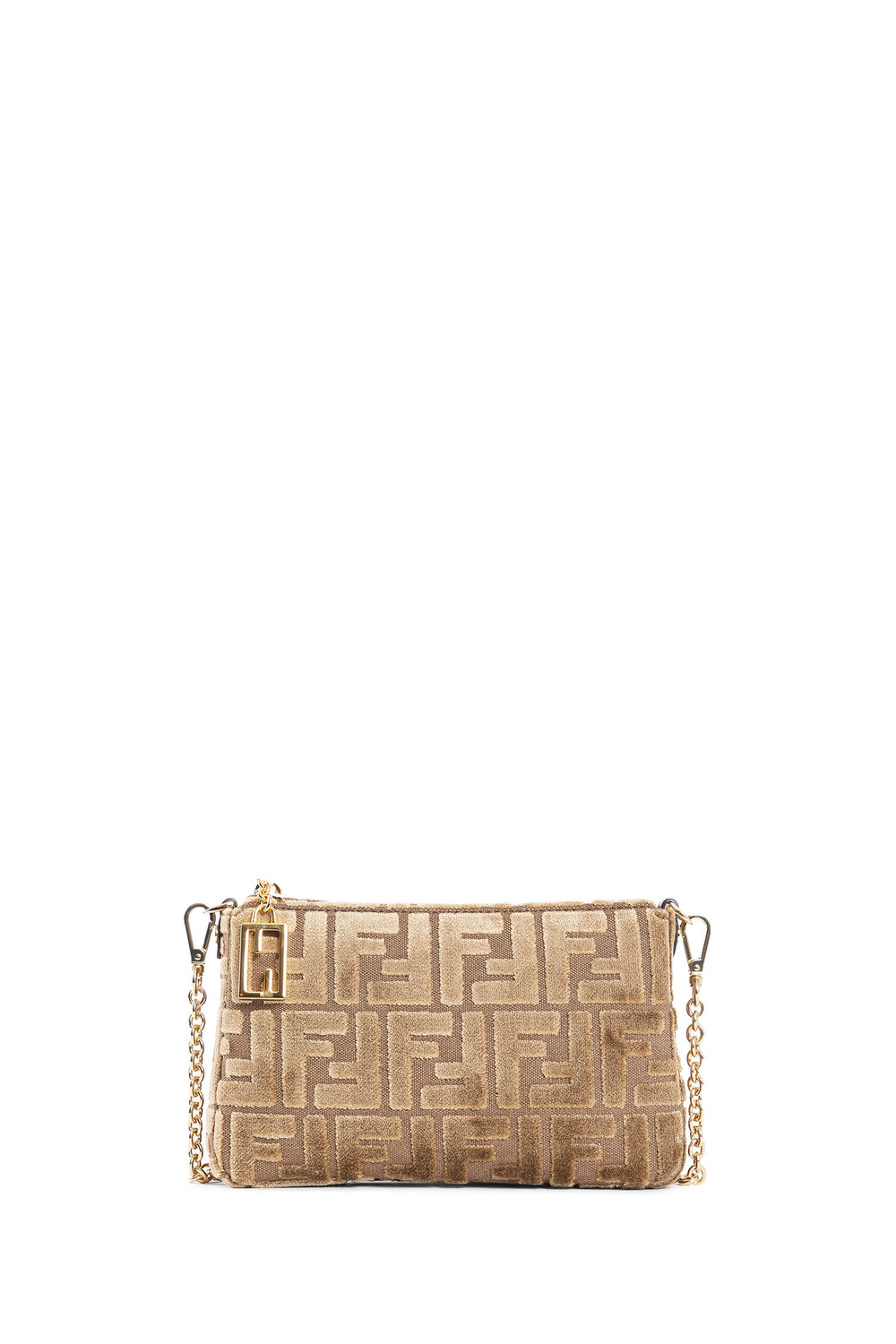 FF Velvet Baguette Pouch