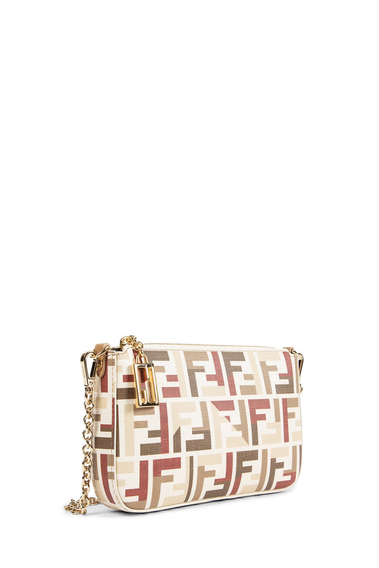 FF Fabric Baguette Chain Pouch