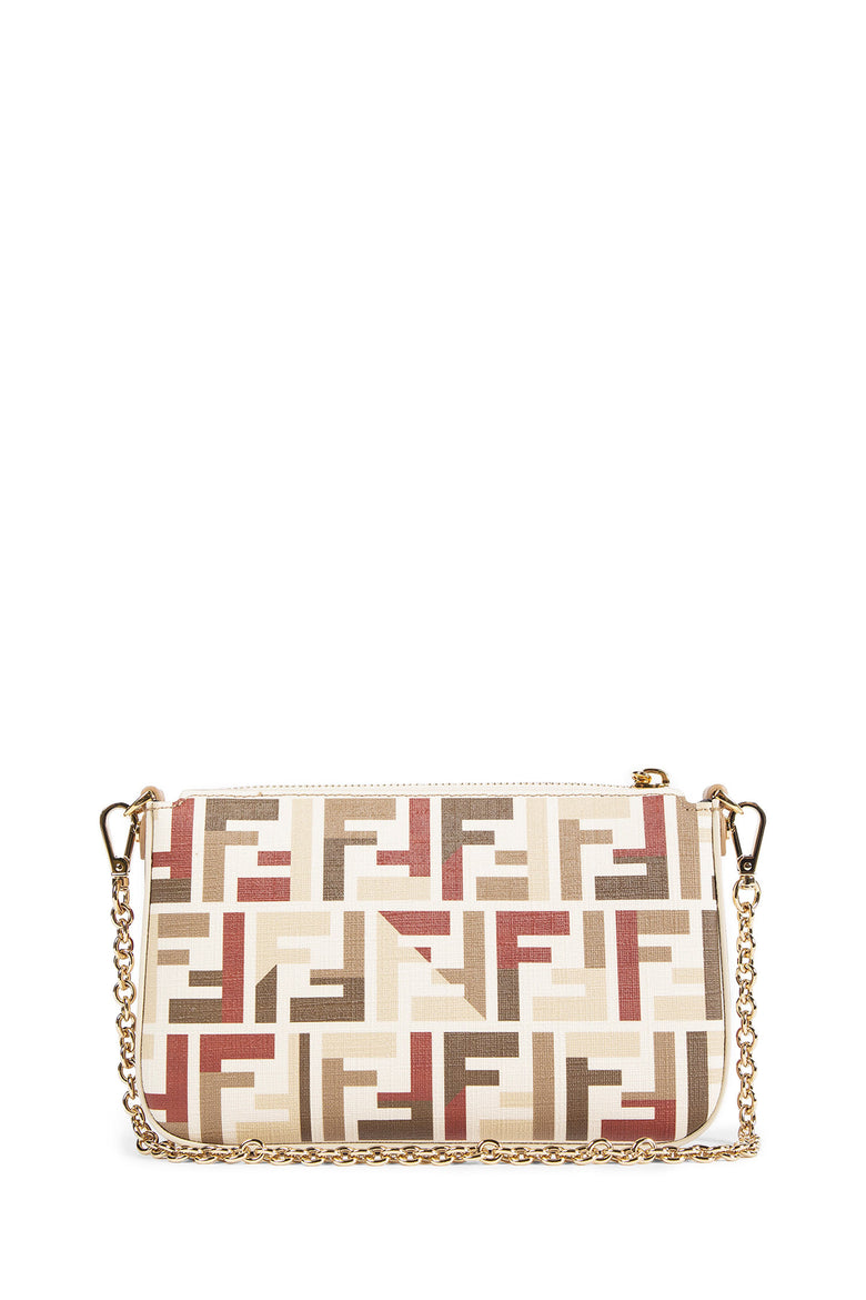 FF Fabric Baguette Chain Pouch