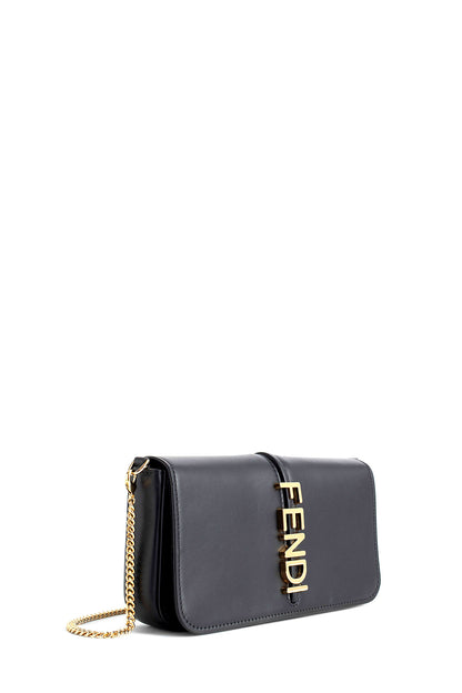 FENDI WOMAN BLACK MINI BAGS