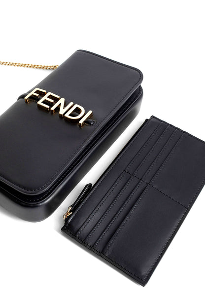 FENDI WOMAN BLACK MINI BAGS