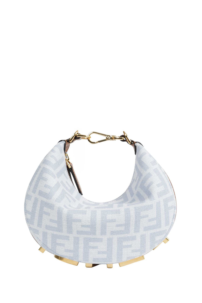 FENDI FF Denim Fendigraphy Mini Bag woman
