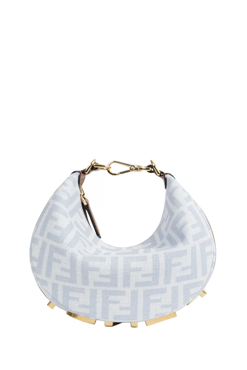 FENDI FF Denim Fendigraphy Mini Bag woman