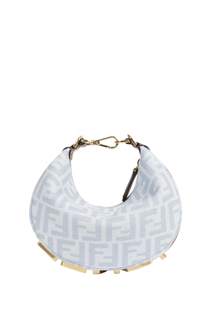 FENDI FF Denim Fendigraphy Mini Bag woman