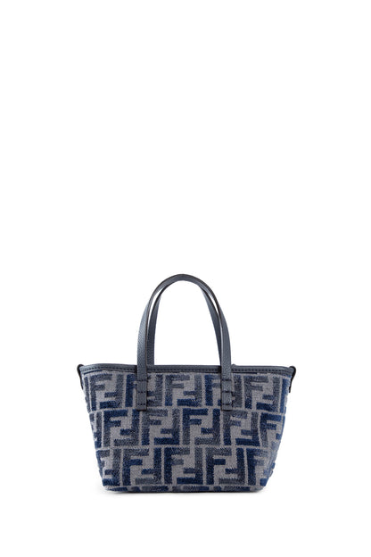 FENDI WOMAN BLUE TOTE BAGS