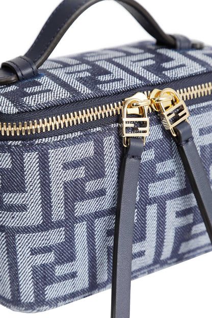 FF Denim Jacquard Vanity Bag