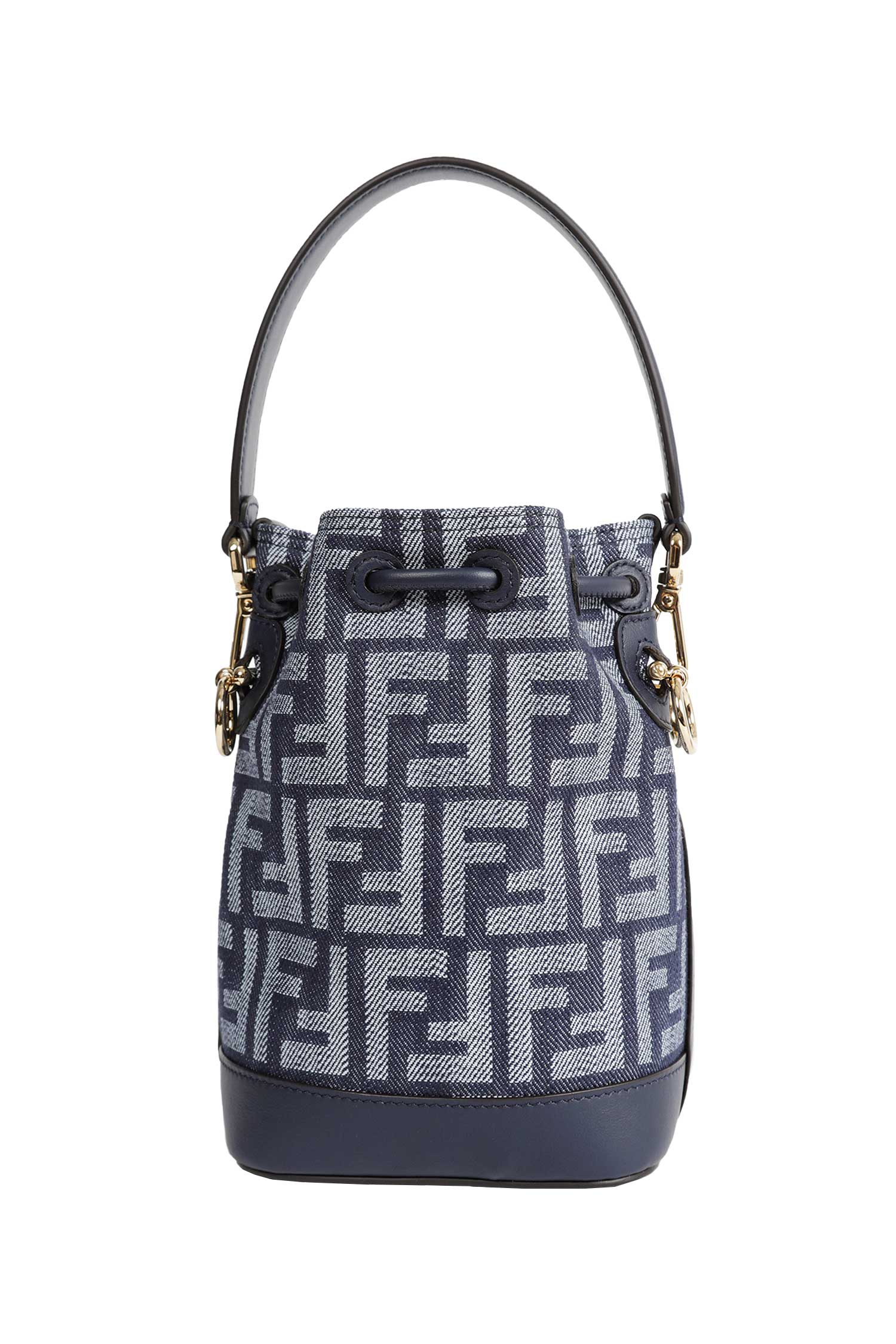 FENDI Mini Mon Tresor FF Jacquard Bucket Bag woman