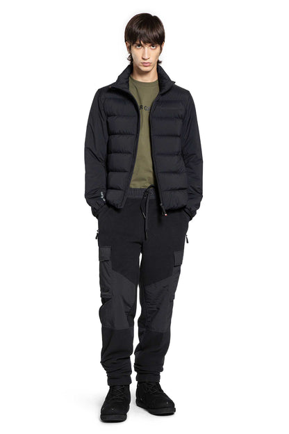 MONCLER GRENOBLE MAN GREEN T-SHIRTS & TANK TOPS