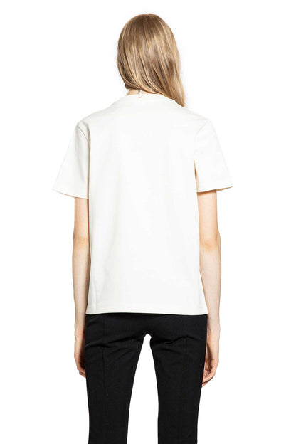 MONCLER GRENOBLE WOMAN WHITE T-SHIRTS & TANK TOPS
