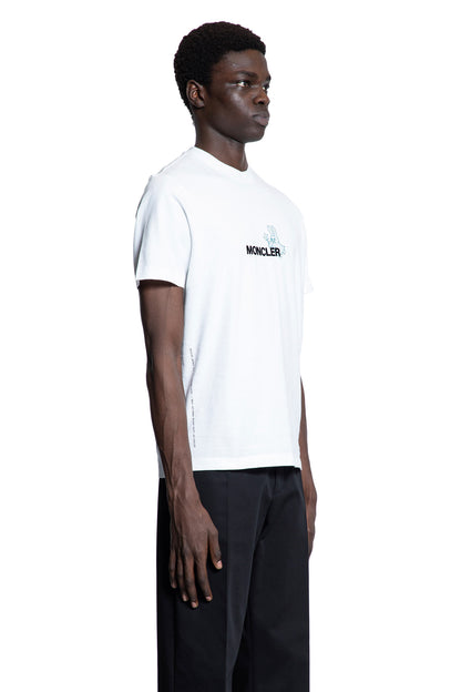 MONCLER GENIUS MAN WHITE T-SHIRTS & TANK TOPS