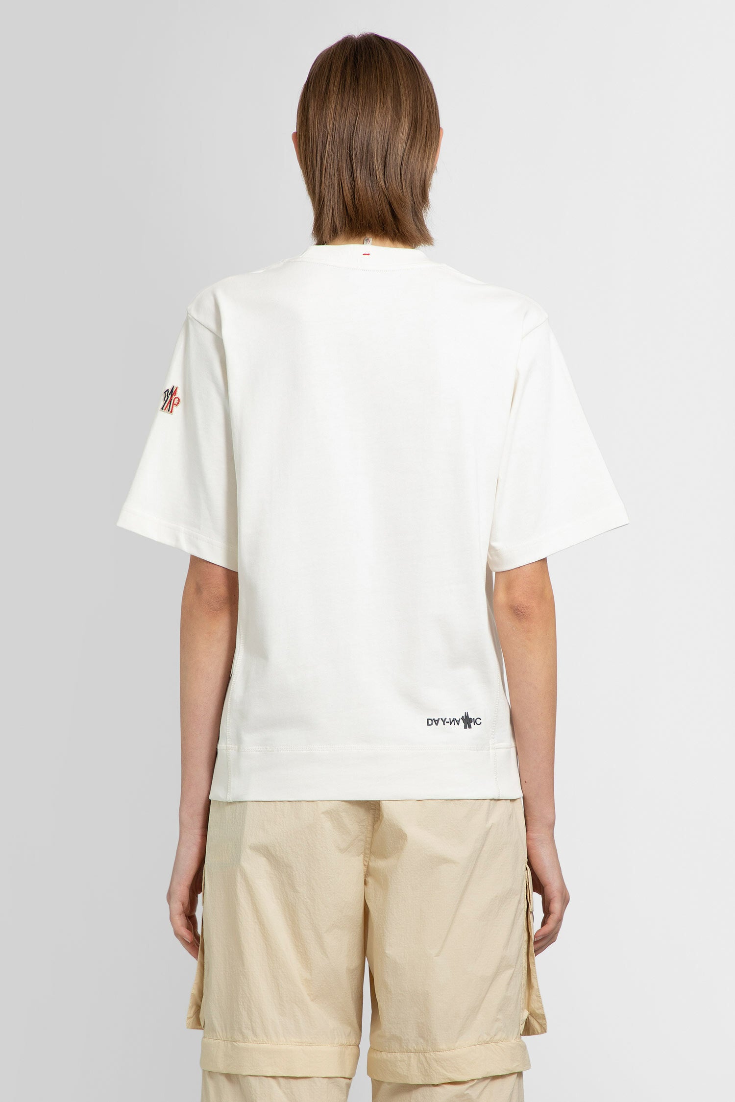 MONCLER GRENOBLE WOMAN WHITE T-SHIRTS