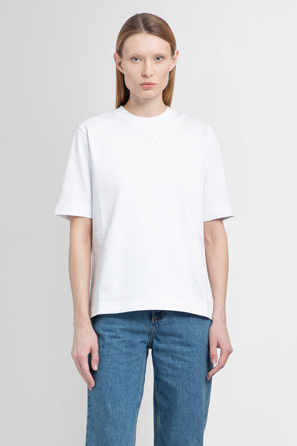 MONCLER WOMAN WHITE T-SHIRTS