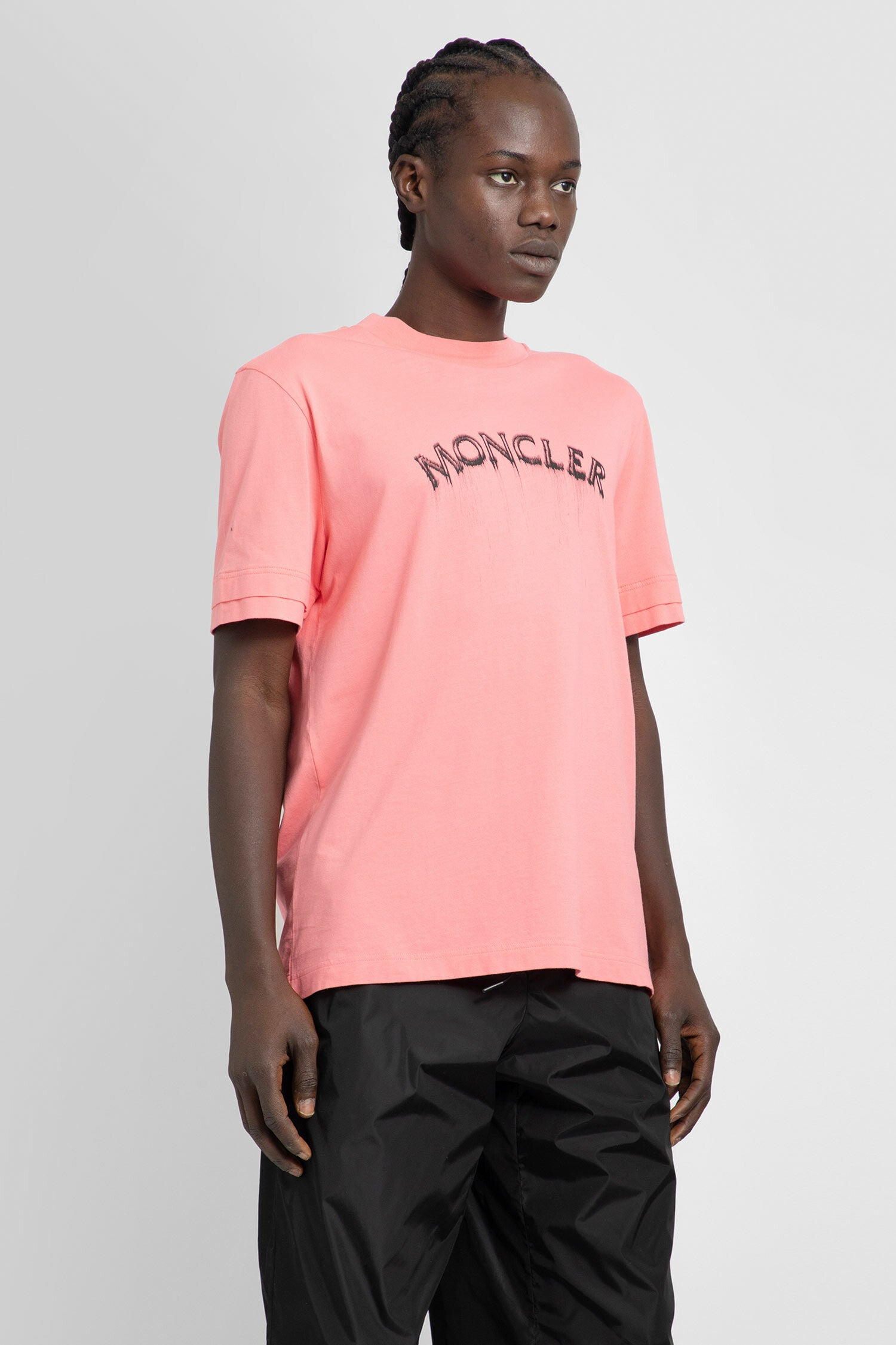 MONCLER MAN PINK T-SHIRTS