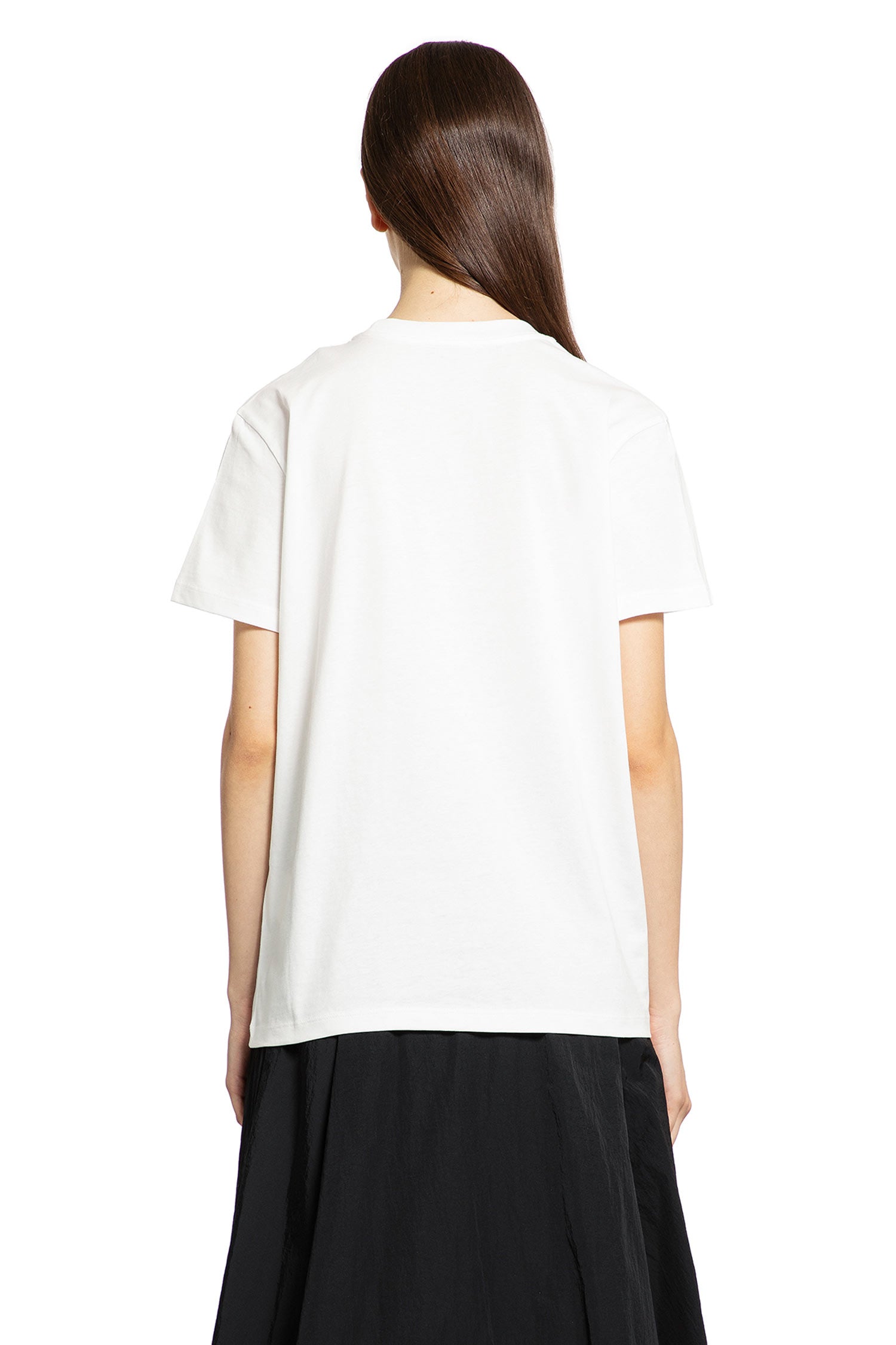 MONCLER WOMAN WHITE T-SHIRTS