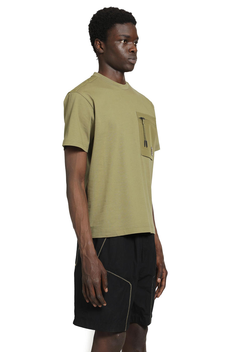 MONCLER GRENOBLE Utility Pocket Cotton T-Shirt man