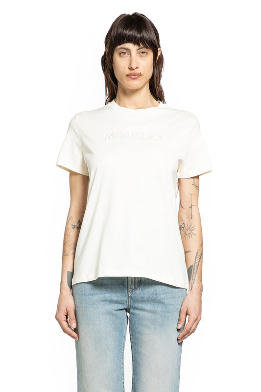 Embroidered Tonal Logo Cotton T-Shirt