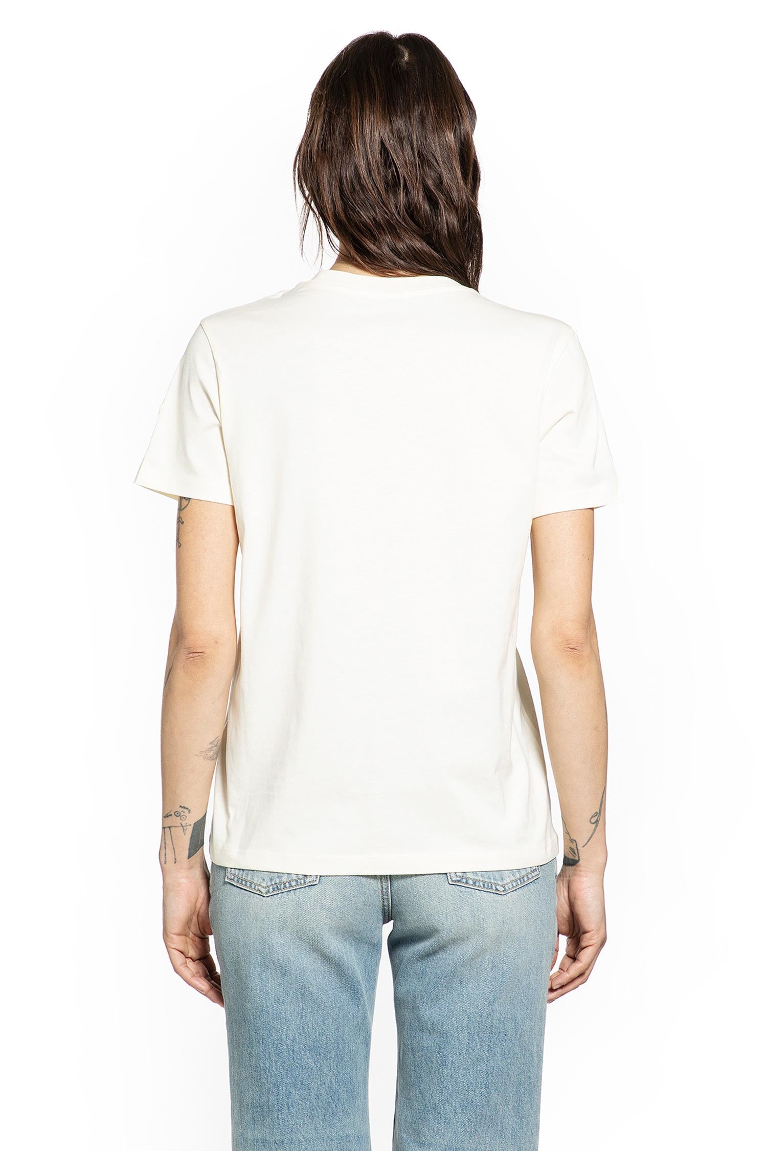 Embroidered Tonal Logo Cotton T-Shirt
