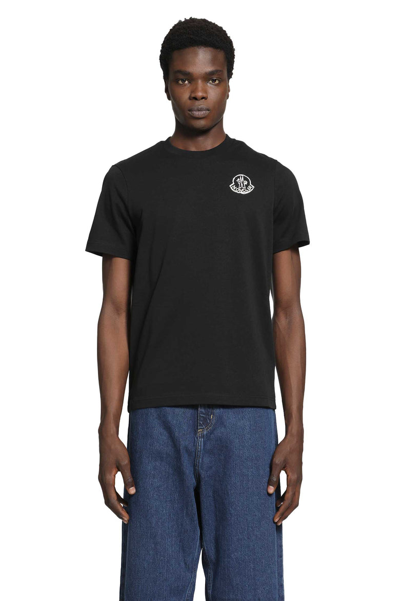 MONCLER Cotton Jersey Logo Patch T-Shirt man
