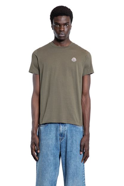 MONCLER MAN MULTICOLOR T-SHIRTS & TANK TOPS