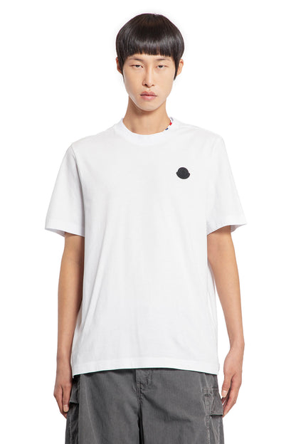 Antonioli MONCLER MAN WHITE T-SHIRTS & TANK TOPS