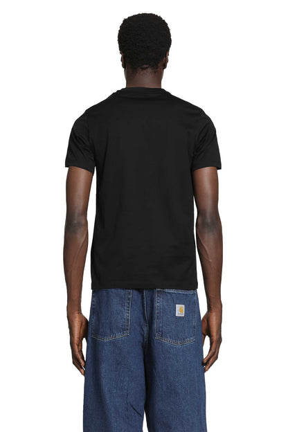 Double Logo Patch Cotton T-Shirt
