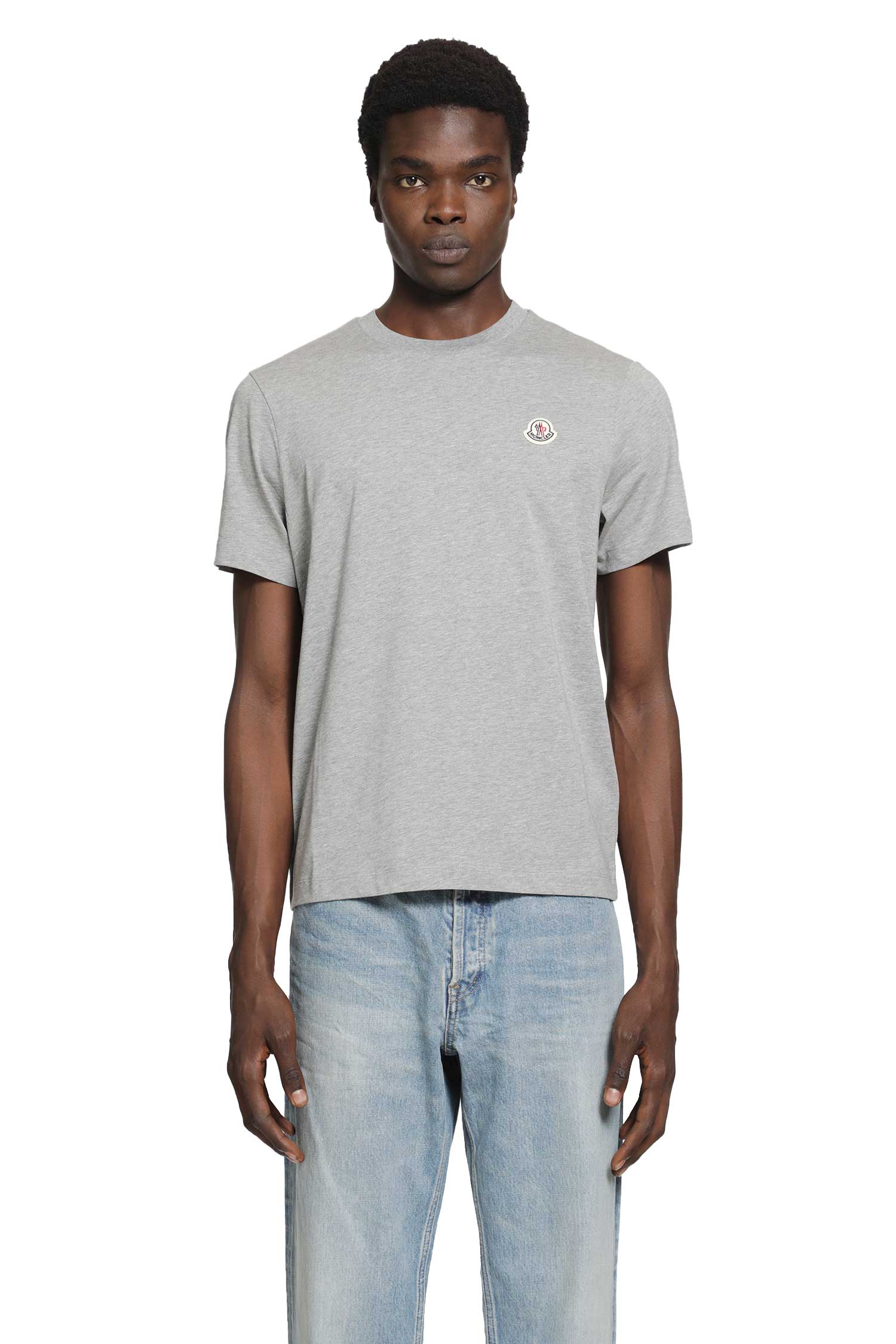 MONCLER Logo Patch Cotton T-Shirt (Pack of Three) man