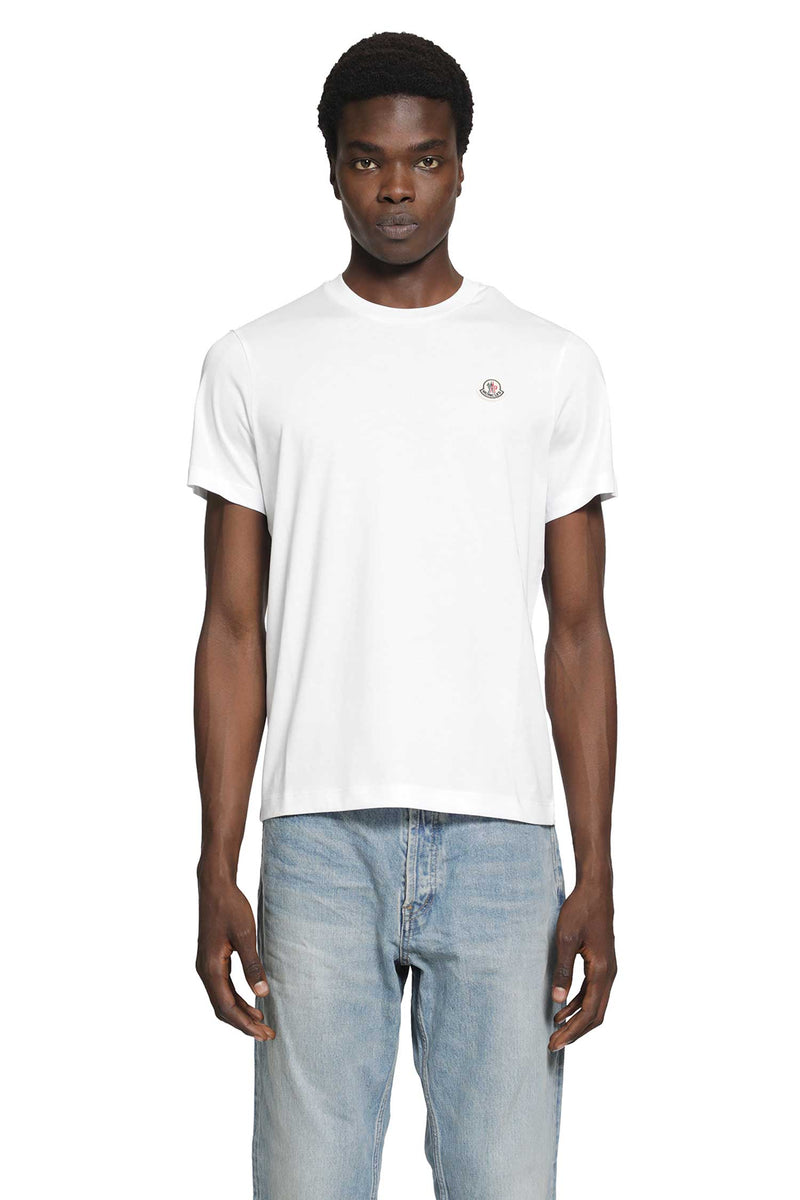 MONCLER Logo Patch Cotton T-Shirt (Pack of Three) man