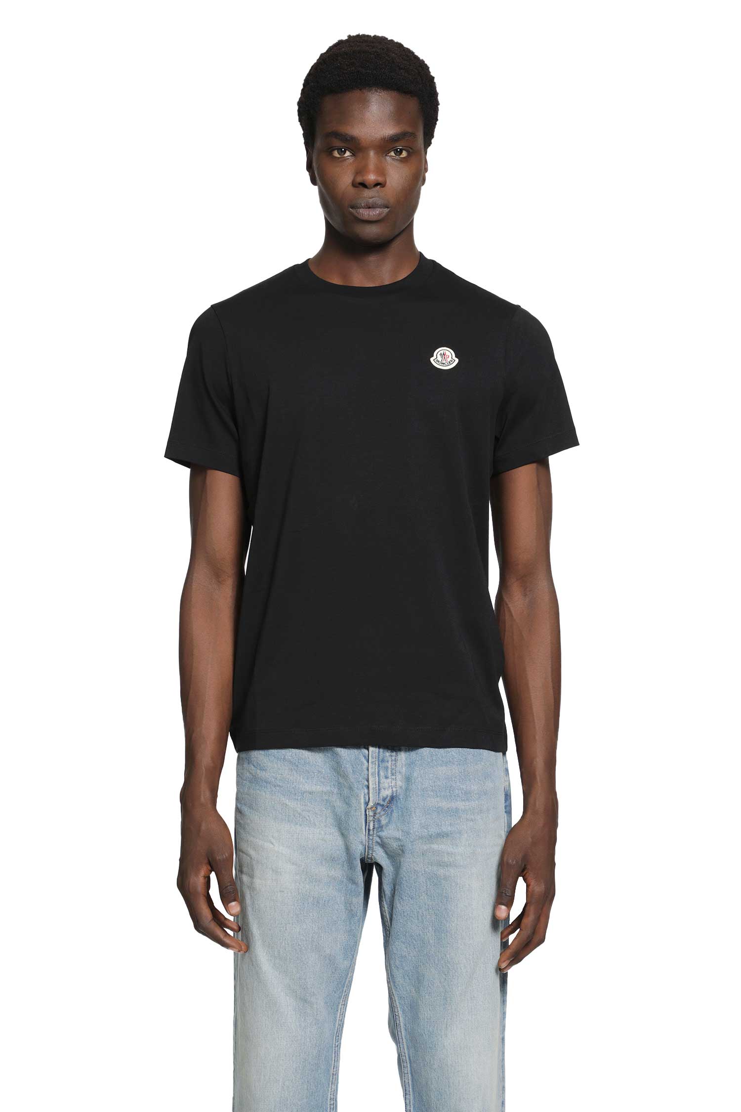 Logo Patch Cotton T-Shirt (Pack of Three)