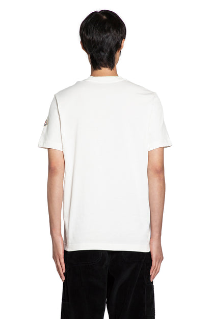 Embroidered Tricolour Logo Cotton T-Shirt
