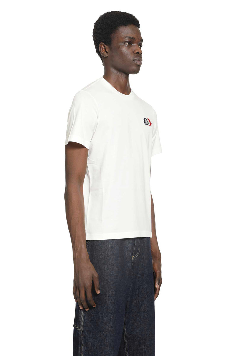 Embroidered Tricolor Logo T-Shirt