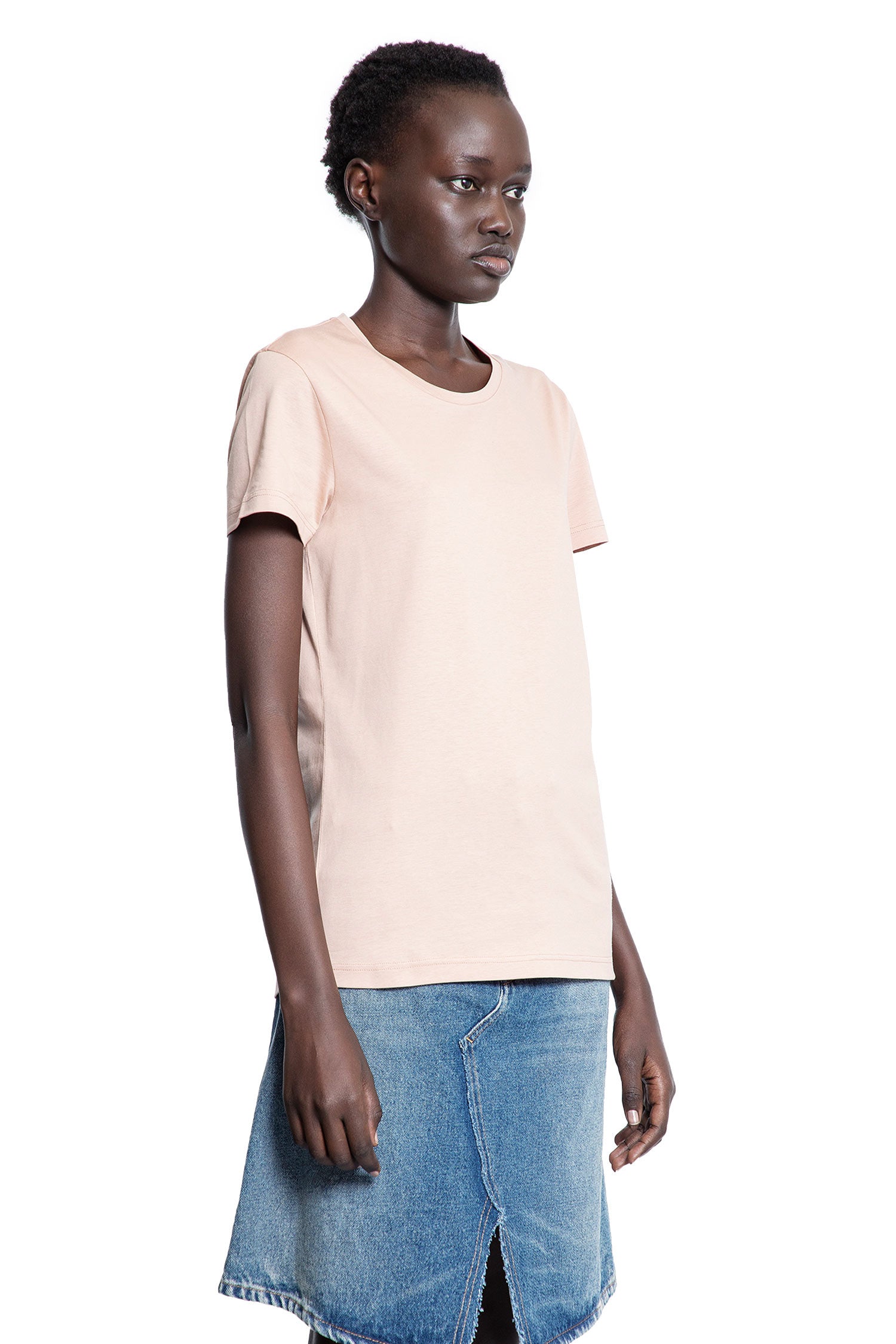 MONCLER WOMAN PINK T-SHIRTS & TANK TOPS