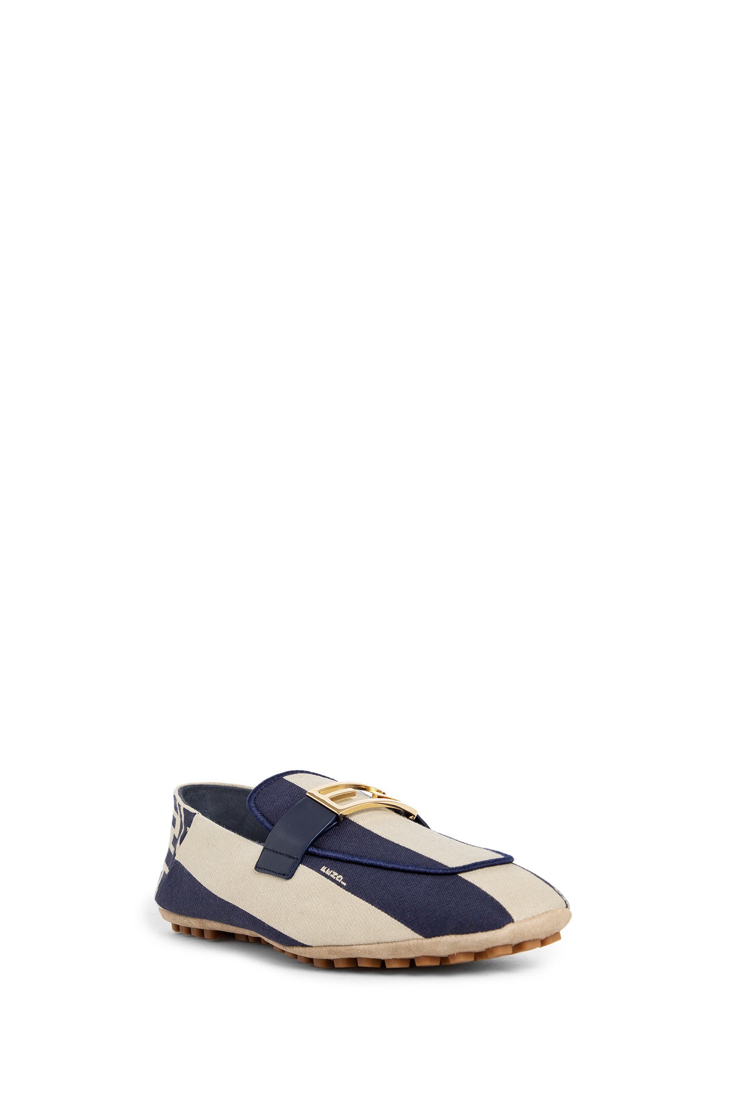 FENDI WOMAN BLUE LOAFERS