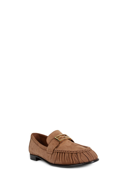 Suede Baguette Loafers