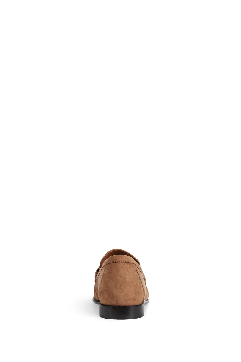 Suede Baguette Loafers