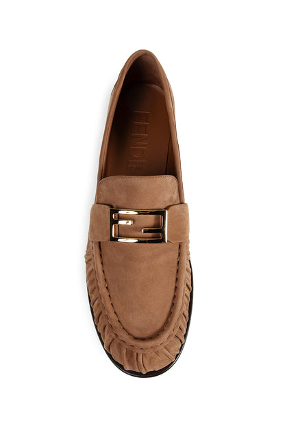 Suede Baguette Loafers