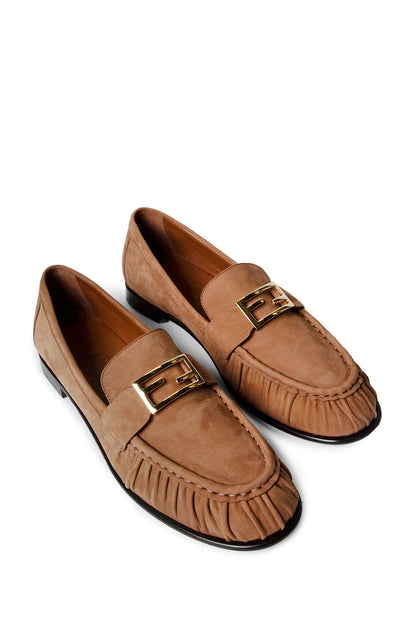 Suede Baguette Loafers