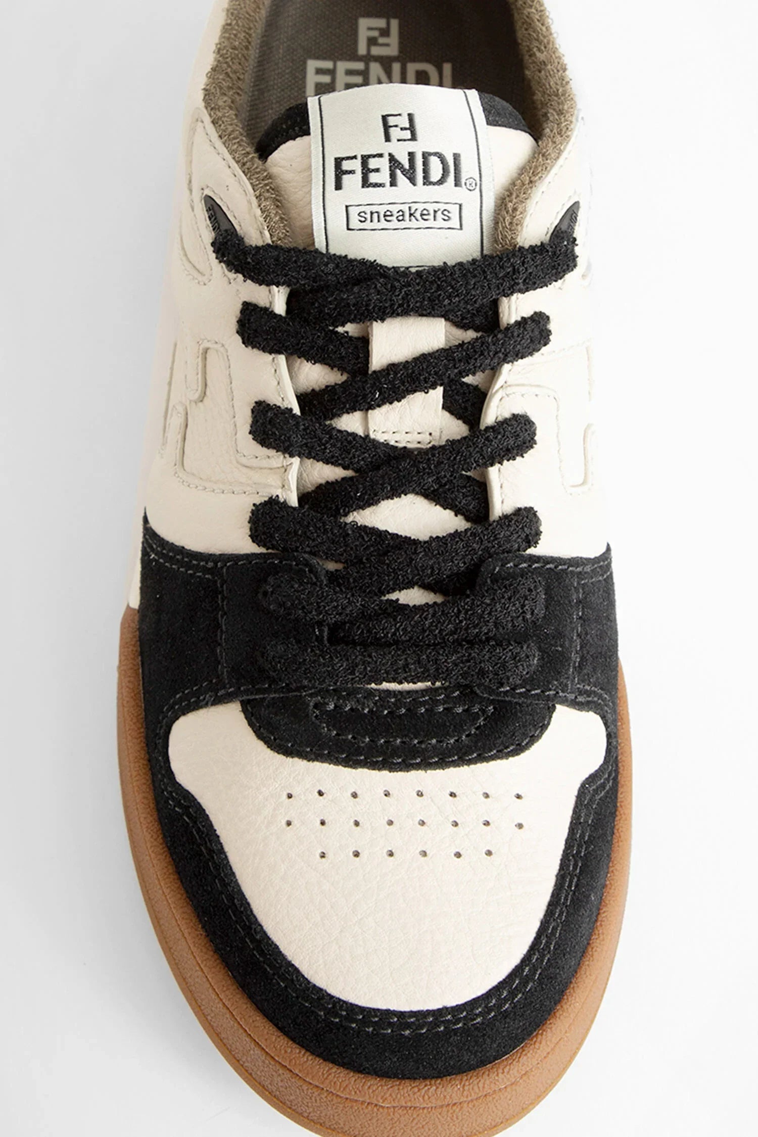 FENDI WOMAN BLACK&WHITE SNEAKERS - Antonioli.eu