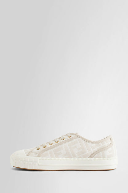 FENDI WOMAN OFF-WHITE SNEAKERS