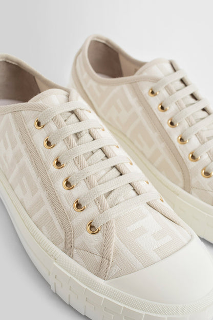 FENDI WOMAN OFF-WHITE SNEAKERS