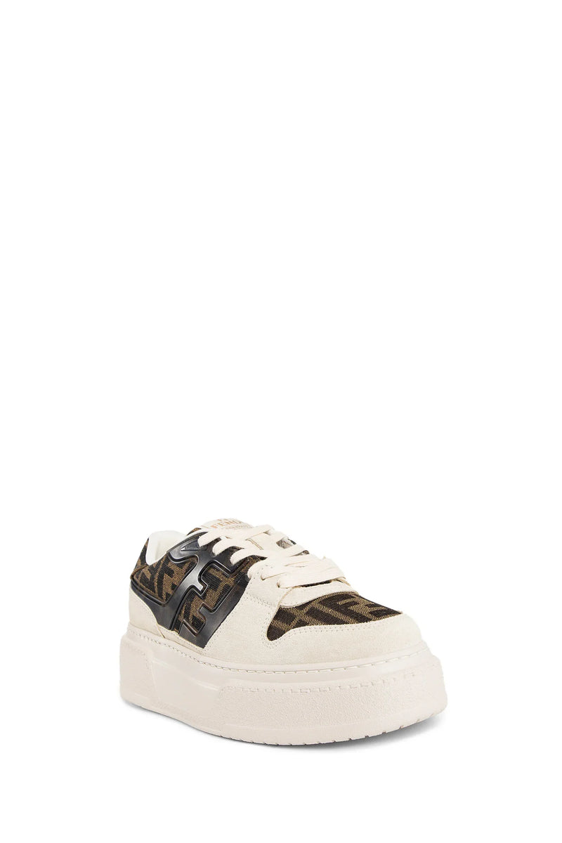 Match canvas and suede platform sneakers - Antonioli.eu