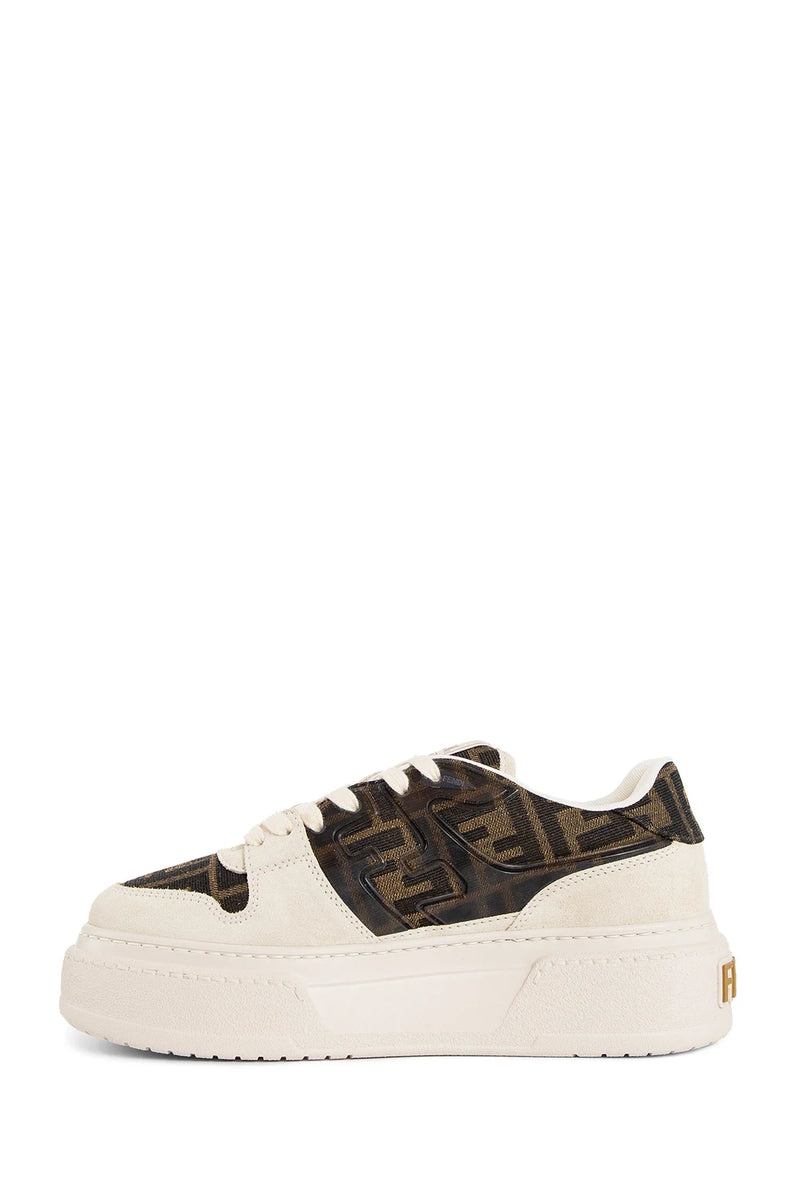 Match canvas and suede platform sneakers - Antonioli.eu