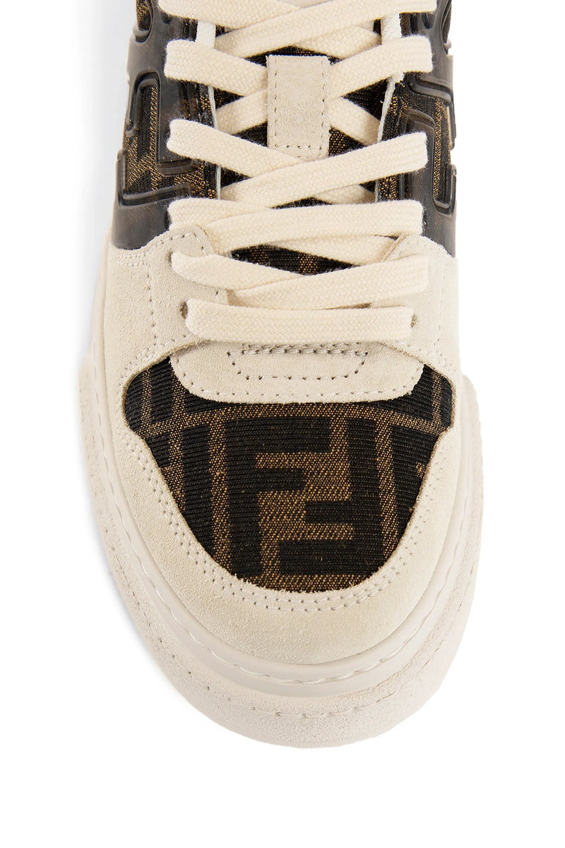 Match canvas and suede platform sneakers - Antonioli.eu