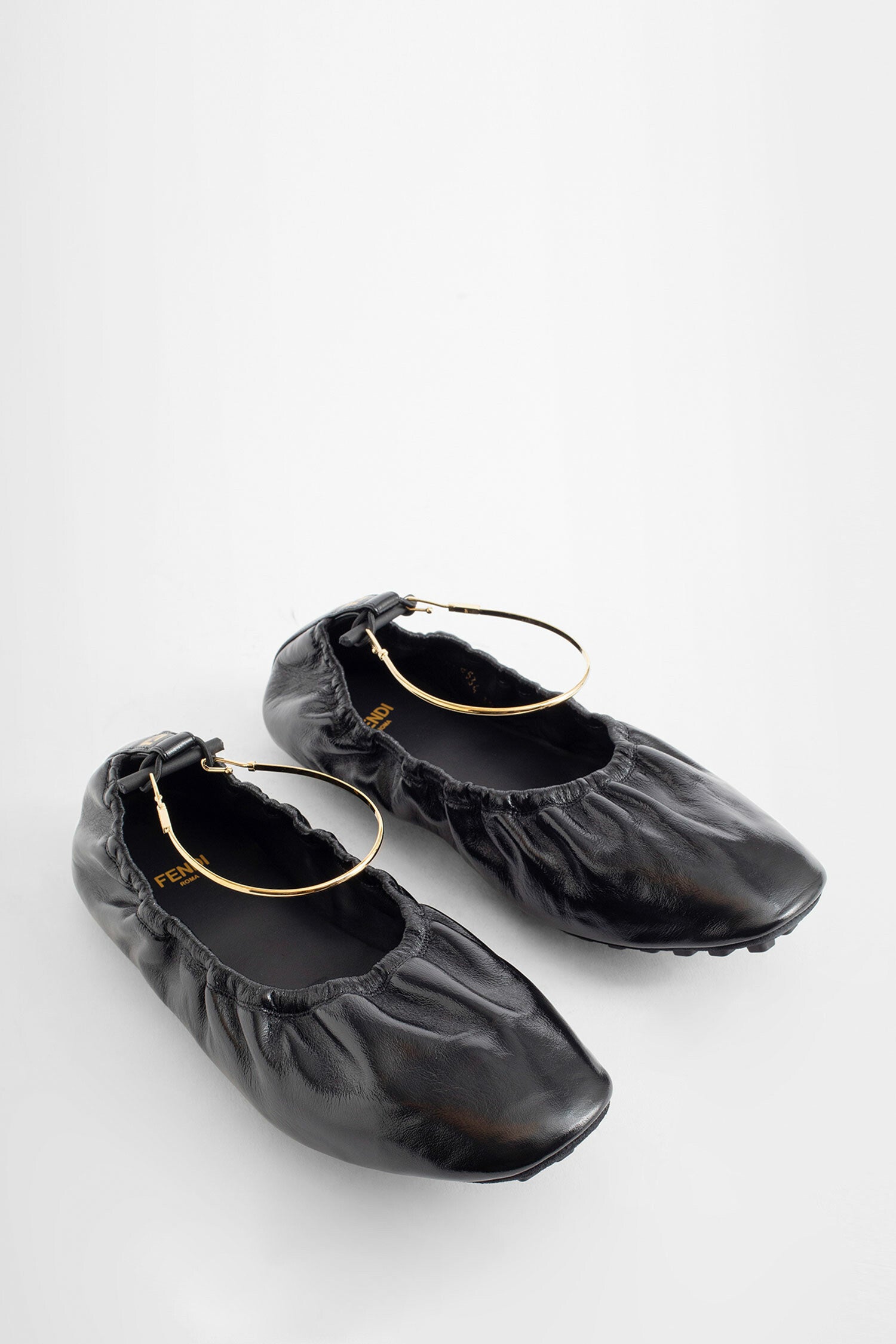 FENDI WOMAN BLACK FLATS