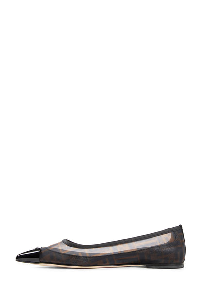 FENDI WOMAN BROWN FLATS